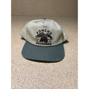 Poncho Hat Cap Snap Trucker Adjustable Outdoors Casual Mens